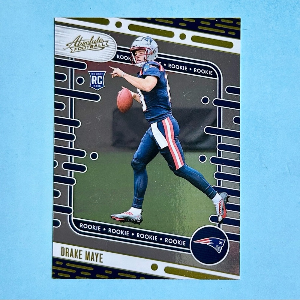 2024 Panini Absolute - Rookies Drake Maye Patriots Gold Foil #103 RC